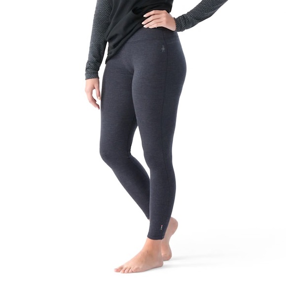 Smartwool Pants - Smartwool Women's Classic Thermal Merino Baselayer Bottoms Charcoal Heather